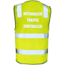 Authorised Traffic Controller Safety Vest Lime